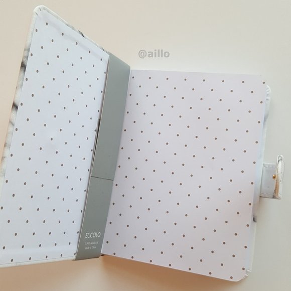2022-2023 ECCOLO Pocket Planner Gray Marble - Picture 9 of 14